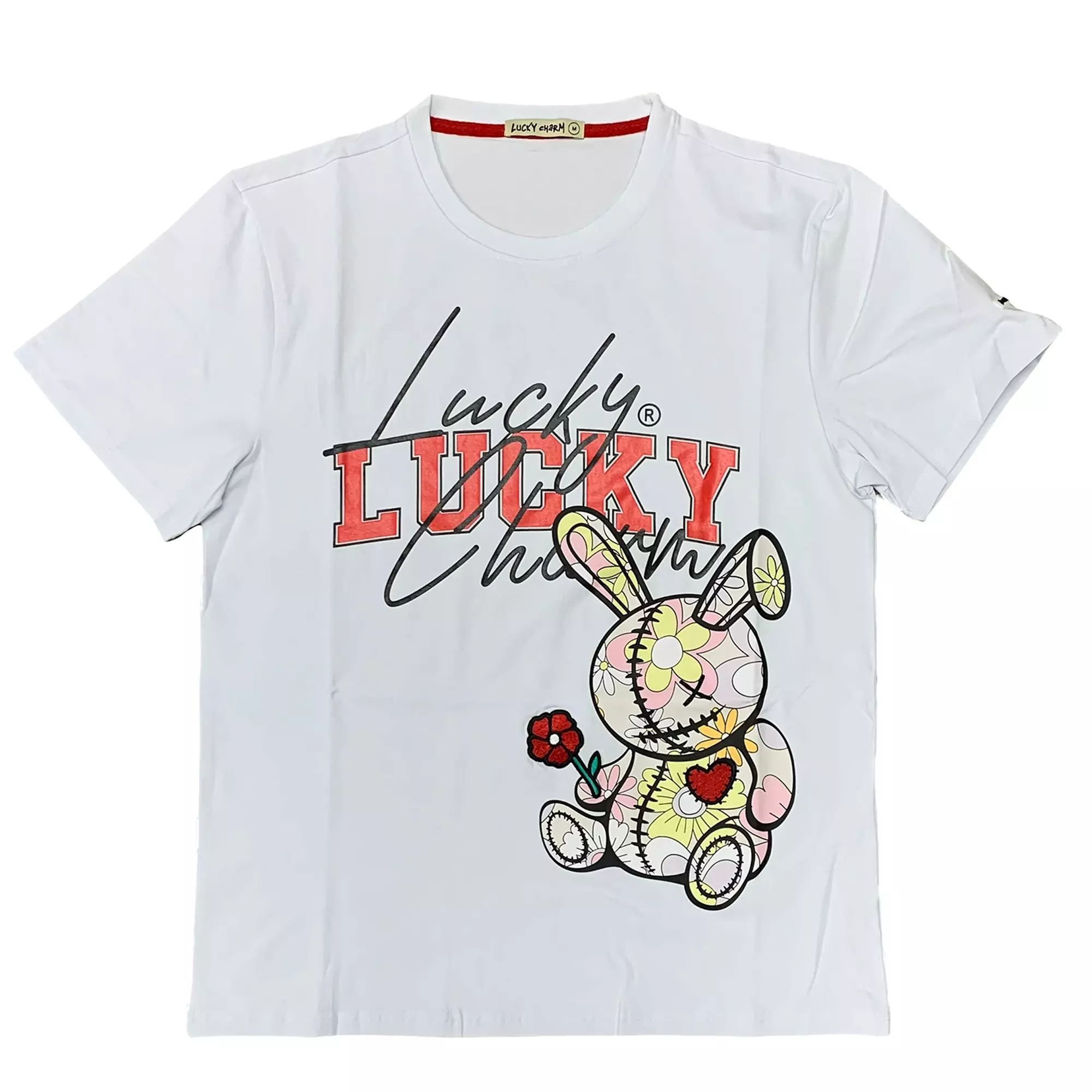 Tシャツ・カットソー MEDM 88rising Money Lucky tee flower 100 white unisexual Tシャツ・カットソー MEDM 88rising Money Lucky tee flower 100